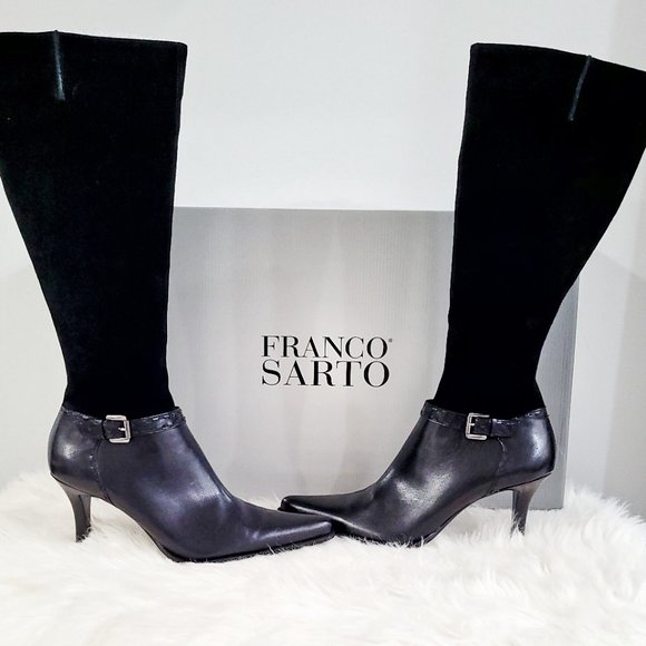 franco sarto burgundy boots